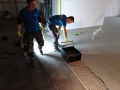 Steentapijt in showroom Tegels Delaere NV te Koksijde